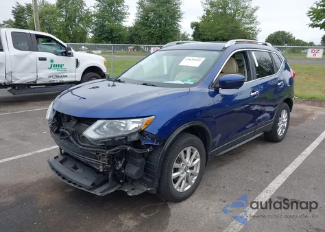 2017 Nissan Rogue Sv из США, поврежденный, VIN 5N1AT2MV4HC733185